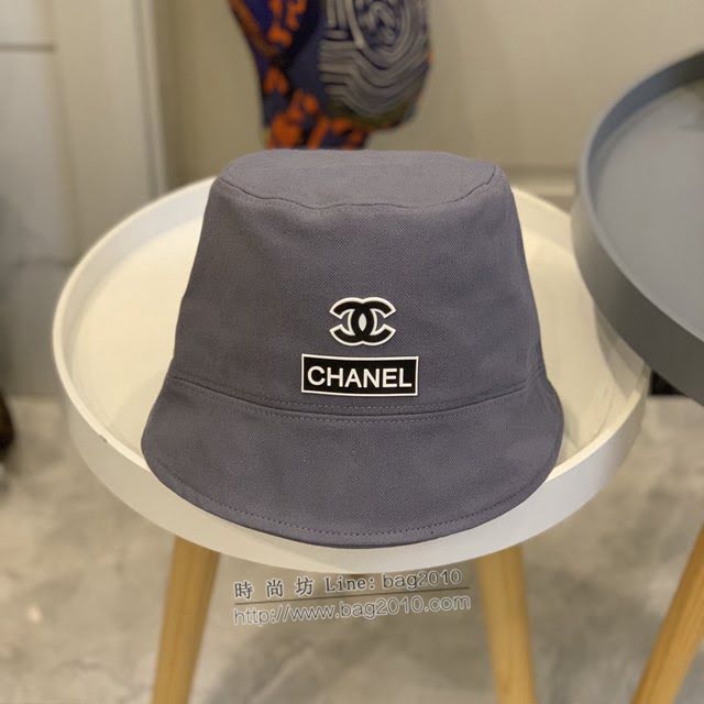 Chanel新品女士帽子 香奈兒不對稱簡約漁夫帽遮陽帽  mm1689